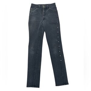 Big John Studded Black Straight Leg Jeans